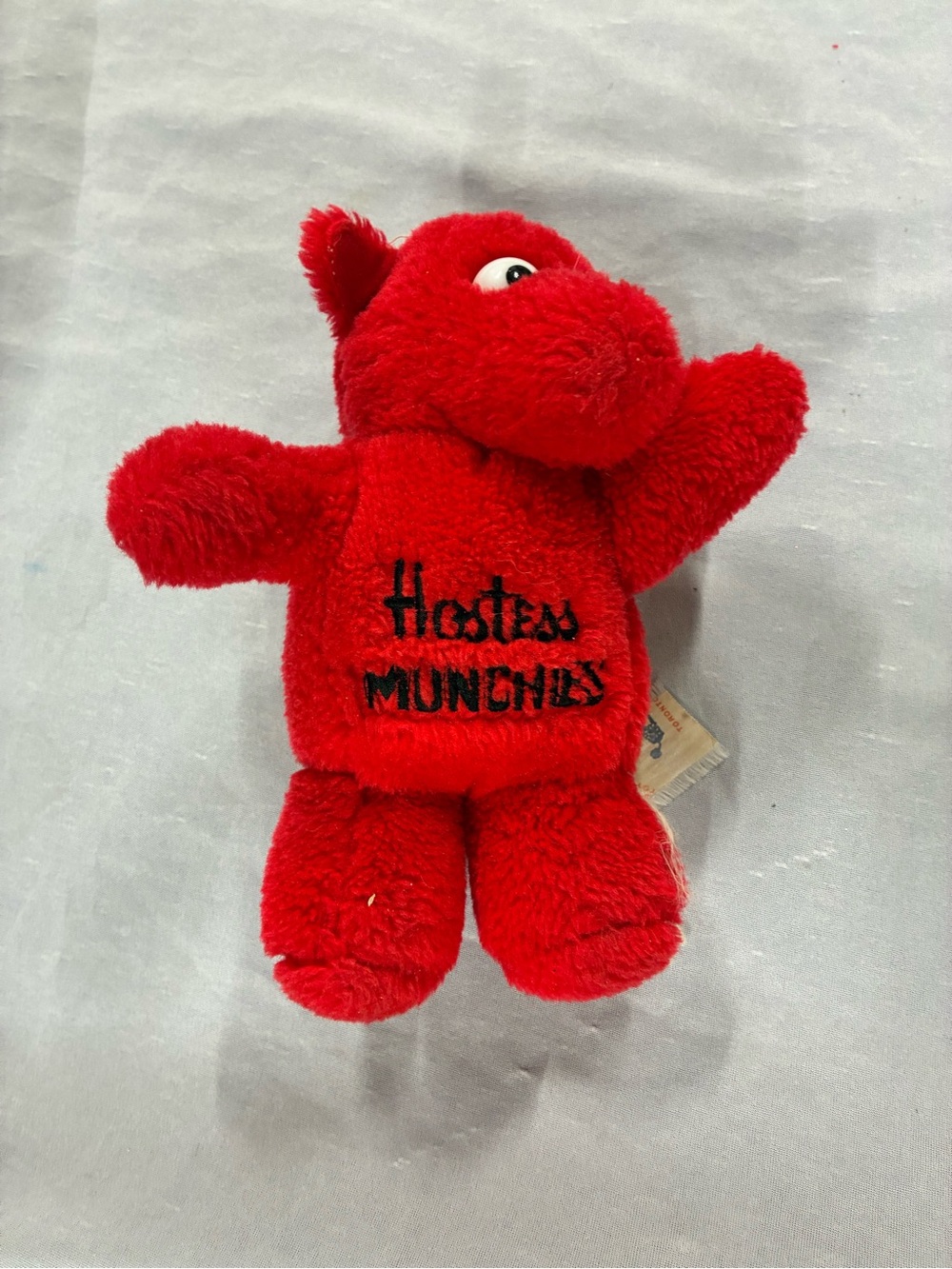 Hostess Munchies Red Mini Plush (Stuffed Promotional Toy) Canadian Vintage MINI